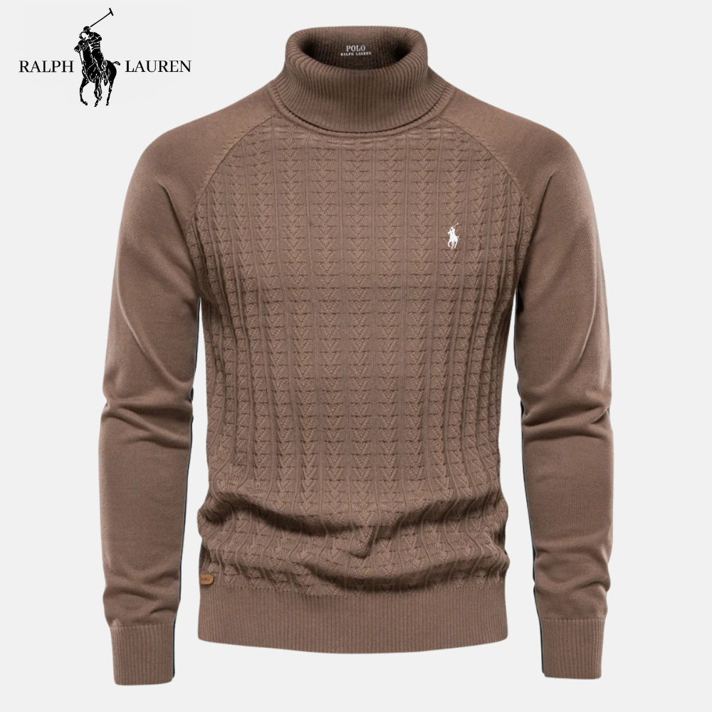 R&L Heritage Merino Wool Turtleneck Jumper - Limited Stock