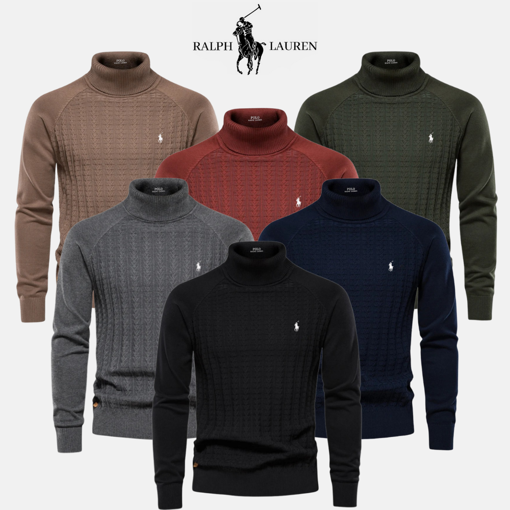 R&L Heritage Merino Wool Turtleneck Jumper - Limited Stock