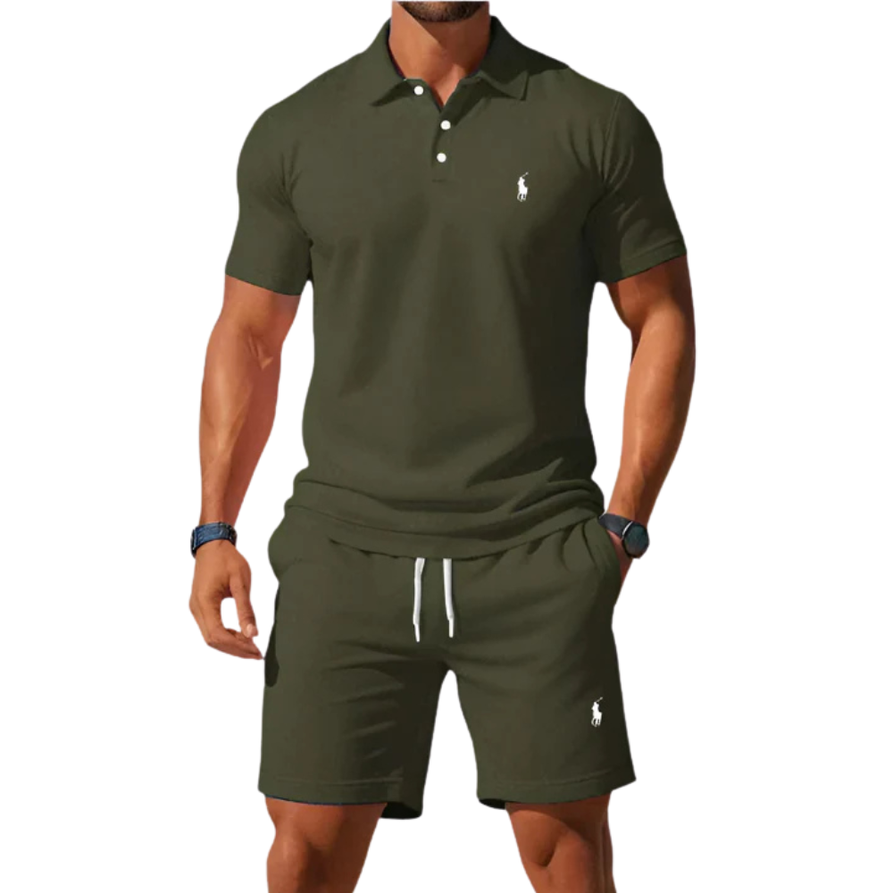 [BUY 1 GET 2] Riviera Polo & Shorts Summer Kit R. Lauren