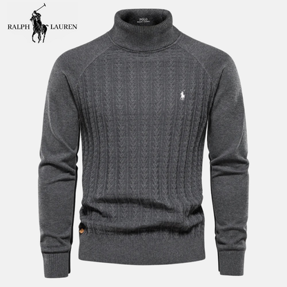 R&L Heritage Merino Wool Turtleneck Jumper - Limited Stock