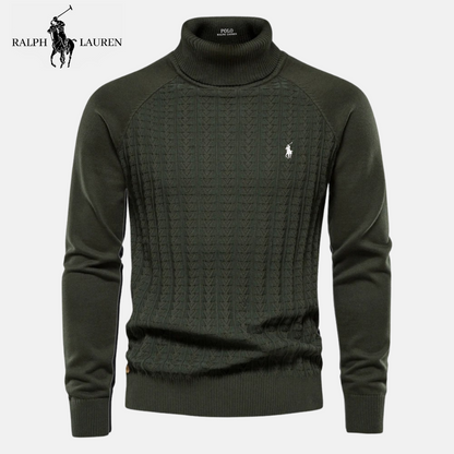 R&L Heritage Merino Wool Turtleneck Jumper - Limited Stock