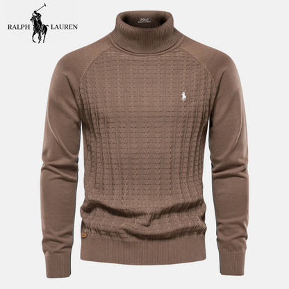 R&L Heritage Merino Wool Turtleneck Jumper - Limited Stock