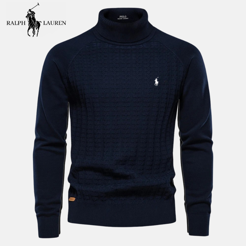 R&L Heritage Merino Wool Turtleneck Jumper - Limited Stock