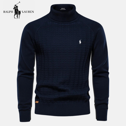 R&L Heritage Merino Wool Turtleneck Jumper - Limited Stock
