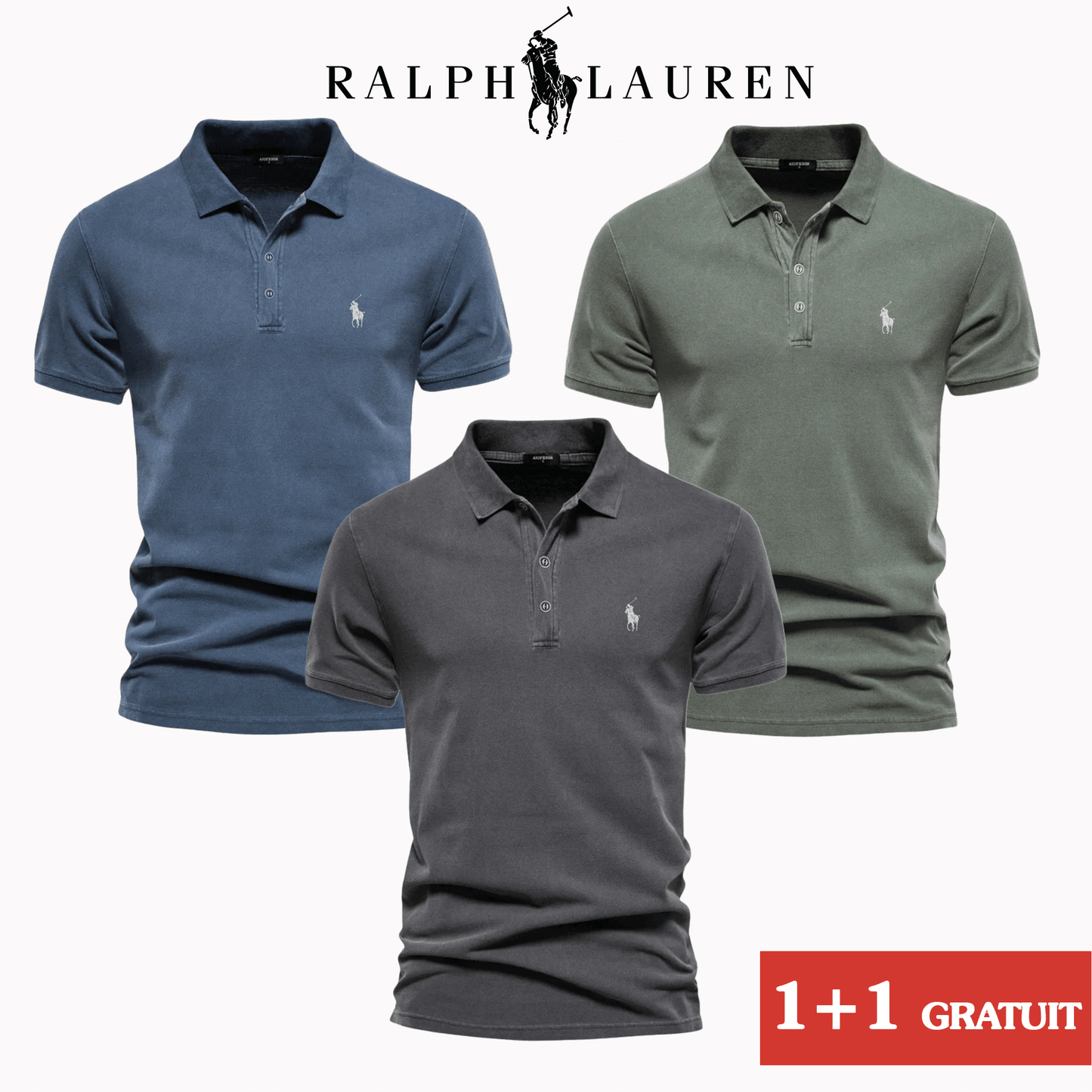 Polo Clásico para Hombre – ¡Compra 1 y llévate 1 GRATIS!